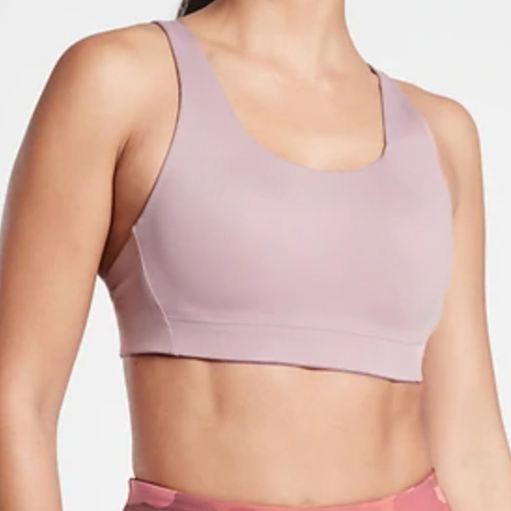 Athleta Advance Bra Size 36D Blush Mauve Pink